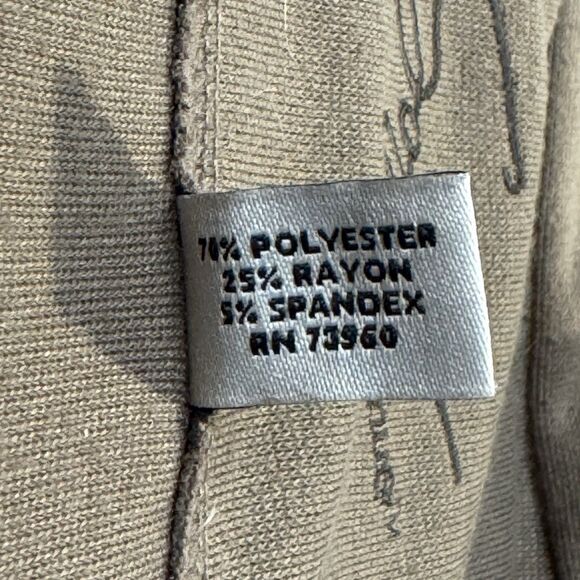 Avenue Women’s Plus Size 30/32 4X Taupe Blazer Jacket Button Front Lightweight - Picture 6 of 10